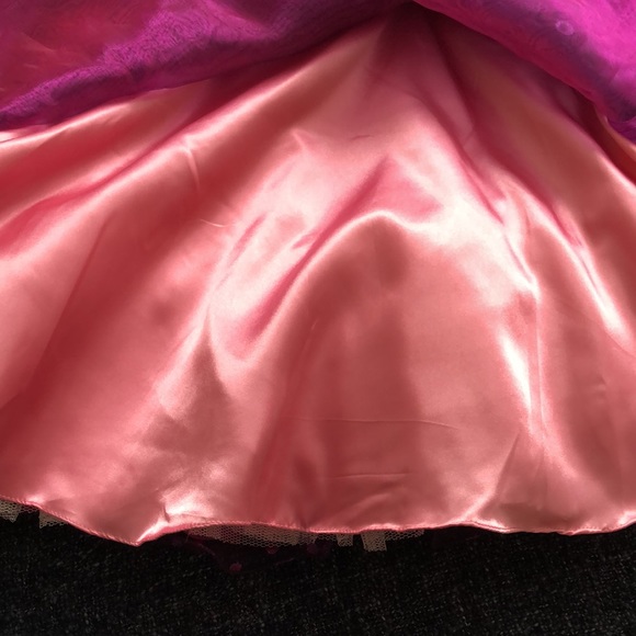 Party dress size 8 magenta w bling - Picture 16 of 16